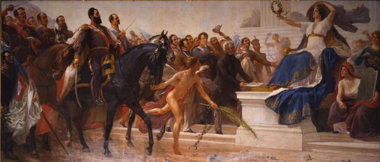 Veloso Salgado - La Patria incorona i suoi eroi, 1904, Museo Militare di Lisbona